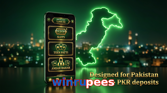 Main screen of Winrupees pk page for PK players